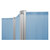 Leichtparavent Paravent Sichtschutz Raumteiler 3-flügelig, 165x156 cm, Hellblau