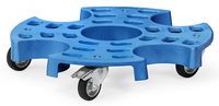 fetra® Reifen-Roller "TYRE TROLLEY", Ladefläche Ø 700 mm, 180 kg Tragkraft, Vollgummiräder Ø 100 mm