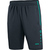 Trainingsshort Active, anthrazit/türkis, 152