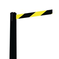 Tensabarrier® Advance retractable belt barrier system - standard 50mm web post - Coloured post