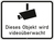Verkehrszeichen VZ 2843 Dieses Objekt wird videoüberwacht (mit Kamerasymbol), 315 x 420, 2mm flach, RA 2