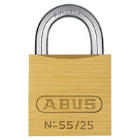 ABUS 02860 55/25mm Brass Padlock Keyed Alike 5251