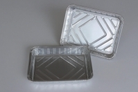 330ml Aluminium containers square