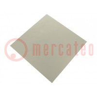 Shielding mat; 240x240x0.1mm; Permeability: 60; self-adhesive