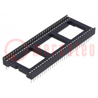 Socket: integrated circuits; DIP64; 19.05mm; THT; Pitch: 1.778mm