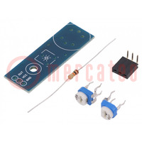 Sensor: adapter voor sensor; 5VDC; contact,pin header; I/O: 3