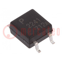 Optocoupler; SMD; Ch: 1; OUT: drain aperto; 3,75kV; 20Mbps; SOP4