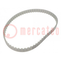 Timing belt; T10; W: 16mm; H: 4.5mm; Lw: 630mm; Tooth height: 2.5mm