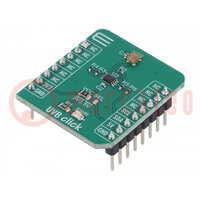 Click board; basetta prototipo; Comp: GUVB-C31SM; sensore UV