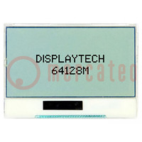 Display: LCD; grafisch; 128x64; FSTN Positive; 77,4x52,4x10,5mm