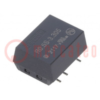 Converter: DC/DC; 0.5W; Uin: 2.97÷3.63V; Uout: 5VDC; Iout: 100mA
