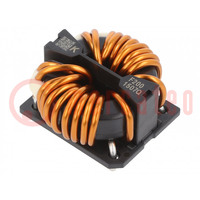 Inductor: wire with current compensation; THT; 1.3mH; 2.84mΩ