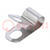 Fixing clamp; for shielded cables; ØBundle : 4.8mm; A: 17.9mm