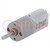 Motor: DC; with gearbox; 12VDC; 1.6A; Shaft: D spring; 57rpm; 250: 1