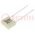 Capacitor: polyester; 2.2nF; 63VAC; 100VDC; 5mm; ±10%; -55÷105°C