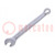 Wrench; combination spanner; 6mm; Overall len: 100mm