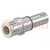 Adapter BNC; adapter; push-in; Type: non-insulated