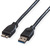 ROLINE USB 3.2 Gen 1 Cable, A - Micro B, M/M, black, 0.15 m