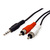 ROLINE 3.5mm/2x RCA (M) Cable, 5 m