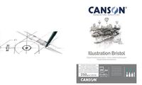 CANSON Zeichenkartonblock Illustration Bristol, DIN A4, weiß (5297785)