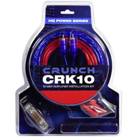 CRUNCH CRK10 SET DE CONNEXION POUR AMPLI HIFI AUTO 10 MM²