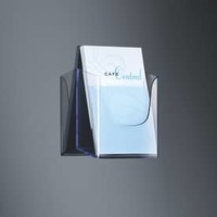 Prospektständer A5 hoch transparent Wand Acryl SIGEL LH116