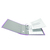 Ordner S80 Recycolor,80mm breit,Kraftpapierbezug,aufgekl. Rückenschild,violett