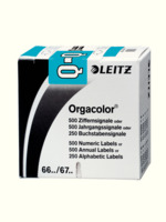 Orgacolor® Buchstabensignal Q, 250 Stück, blau