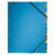 Ordnungsmappe, 12 Fächer, Pendarec-Karton, blau