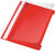 Hefter Standard, A5, langes Beschriftungsfeld, PVC, rot