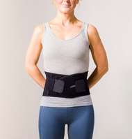 Swedish Posture Stabilize Lumbar Back Belt Schwarz