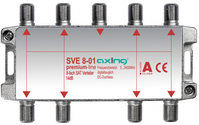 Axing SVE 8-01 Divisor de señal para cable coaxial Gris