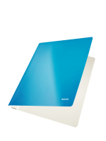 Leitz 30010036 folder Polypropylene (PP) Blue, Metallic A4