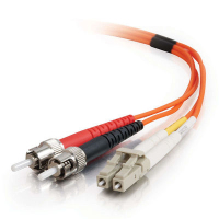 C2G 85492 InfiniBand/fibre optic cable 1 m LC ST OFNR Orange