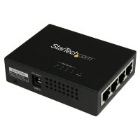 StarTech.com 4 Port Gigabit midspan - PoE+ Injektor - 802.3at/af