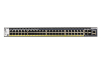 NETGEAR M4300-52G-PoE+ 550W PSU Géré L2/L3/L4 Gigabit Ethernet (10/100/1000) Connexion Ethernet, supportant l'alimentation via ce port (PoE) 1U Noir