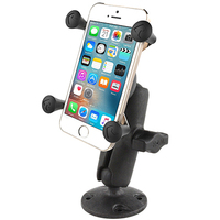 RAM Mounts X-Grip High-Strength Composite Phone Mount with Drill-Down Base
