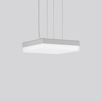 RZB FLAT SLIM square Deckenbeleuchtung Metallisch, Silber LED