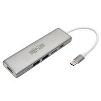 Tripp Lite U442-DOCK10-S USB-C Dock - 4K HDMI, USB 3.x (5Gbps), USB-A Hub Ports, Memory Card, 60W PD Charging