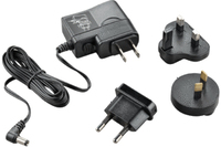 POLY AC Adapter adapter wtyczek zasilających Typ C (wtyczka eur) Typ D (UK) Czarny