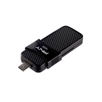 PNY P-FD16GOTGSLMB-GE USB-Stick 16 GB USB Type-A / Micro-USB 3.2 Gen 1 (3.1 Gen 1) Schwarz