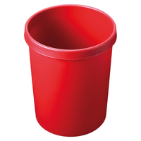 Helit H61062-25 Abfallbehälter Rund Kunststoff Rot