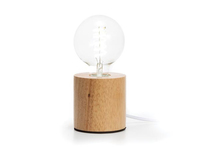 Velleman V-STAND-CYL-OAK lampe de table E27 2 W LED Bois