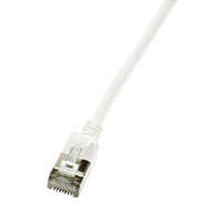 LogiLink CQ9051S cavo di rete Bianco 2 m Cat6a S/UTP (STP)