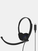 Koss CS200 USB Zestaw słuchawkowy Przewodowa Opaska na głowę Połączenia/muzyka USB Typu-A Czarny