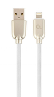 Cablexpert CC-USB2R-AMLM-2M-W Lightning-Kabel Weiß