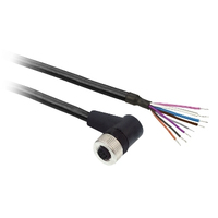 Schneider Electric XZCP53P12L20 kábel érzékelőhöz és működtető szervhez 20 M M12 Fekete