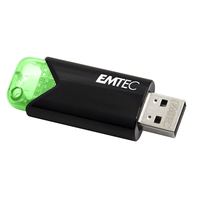 Emtec Click Easy USB flash drive 64 GB USB Type-A 3.2 Gen 1 (3.1 Gen 1) Zwart, Groen