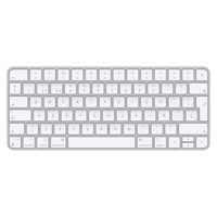 Apple Magic Tastatur Universal USB + Bluetooth Spanisch Aluminium, Weiß