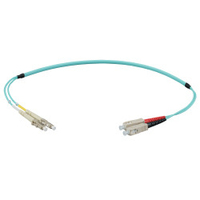 EFB Elektronik IPL-DF-LCUSCU-3-0200 Glasfaserkabel 2 m LC SC OM3 Aqua-Farbe
